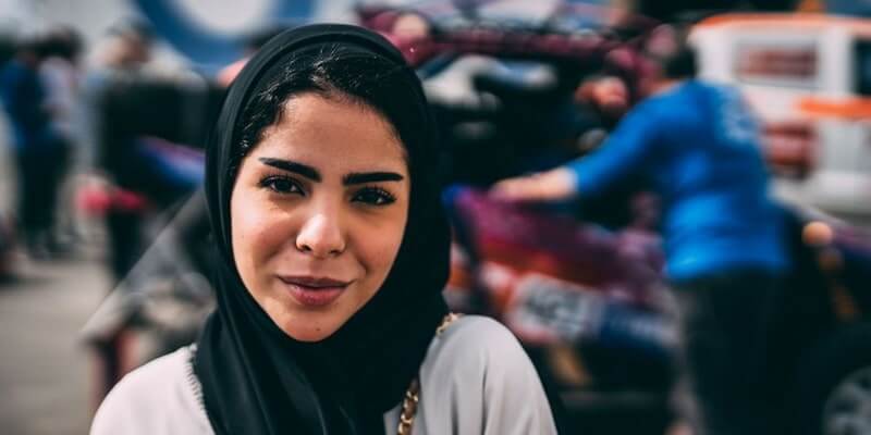 Femme du Moyen-Orient