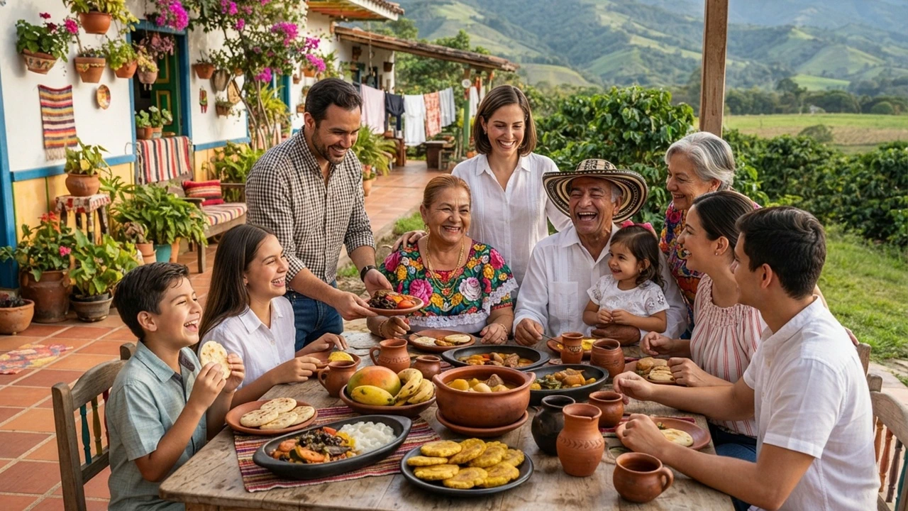 Culture colombienne — famille et valeurs traditionnelles