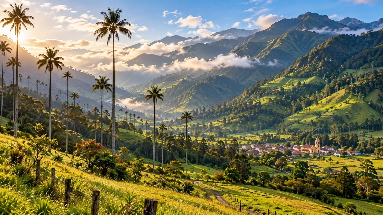 Paysage de Colombie — pays d'origine des femmes colombiennes sur LadaDate