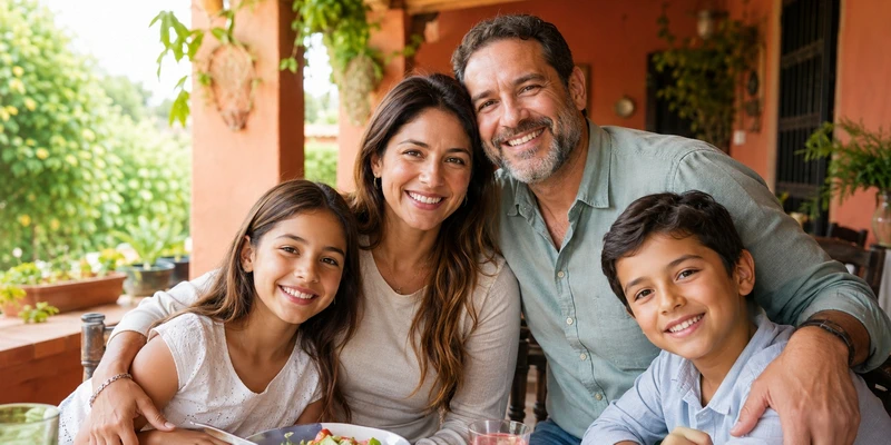 Femme vénézuélienne en famille, symbole de dévouement et de fidélité